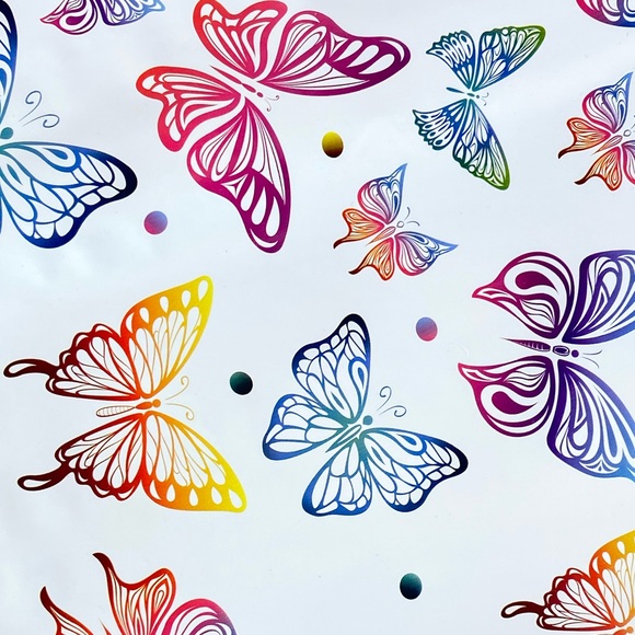 25 10X13 Rainbow Butterfly Poly Mailers PRICE FIRM - Picture 3 of 5